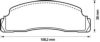 BENDIX 571244B Brake Pad Set, disc brake